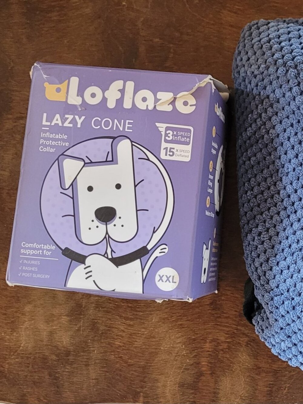 Inflatable Collar ~ XXL ~ Blue